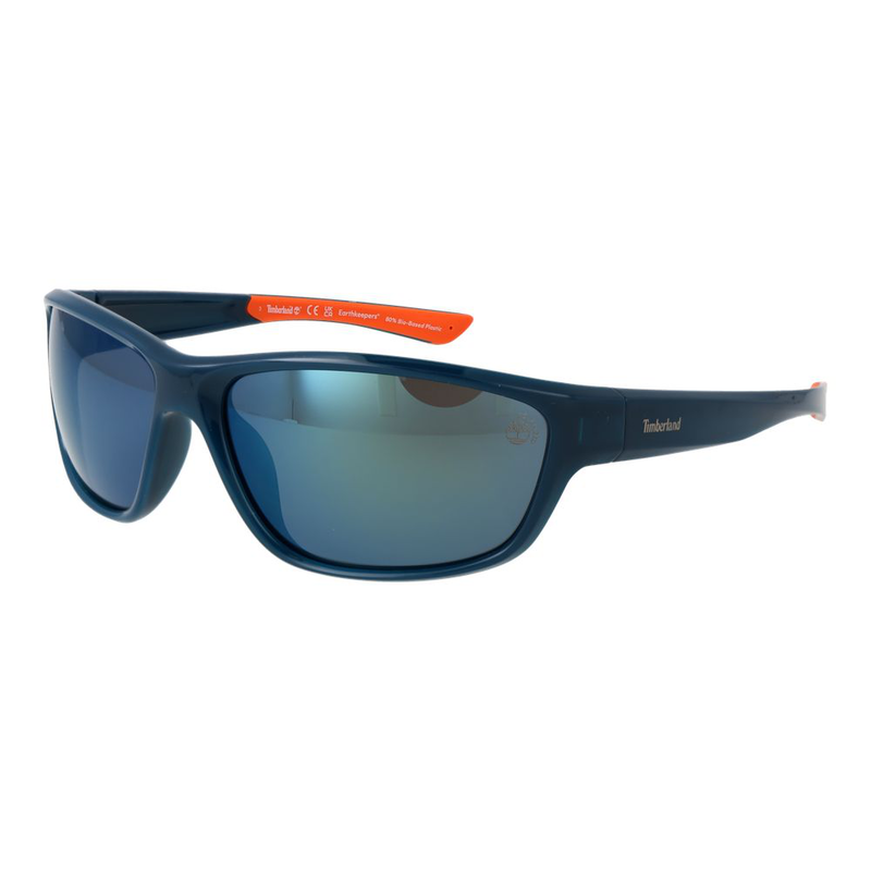 Blue plastic sunglasses-null