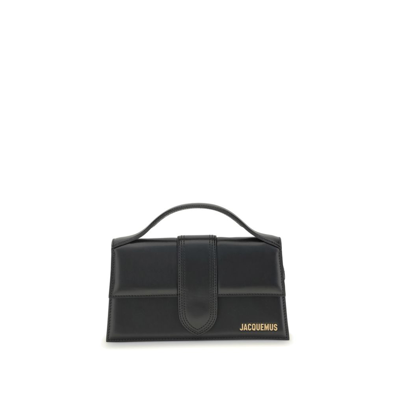 Black calf leather bos taurus handbag-null