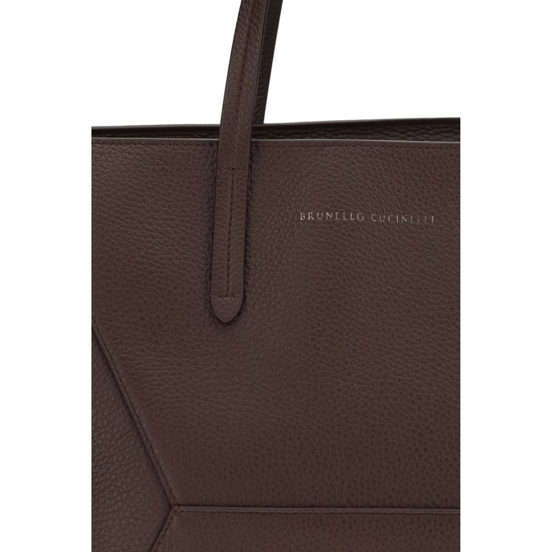 Brown calf leather bos taurus shoulder bag-null