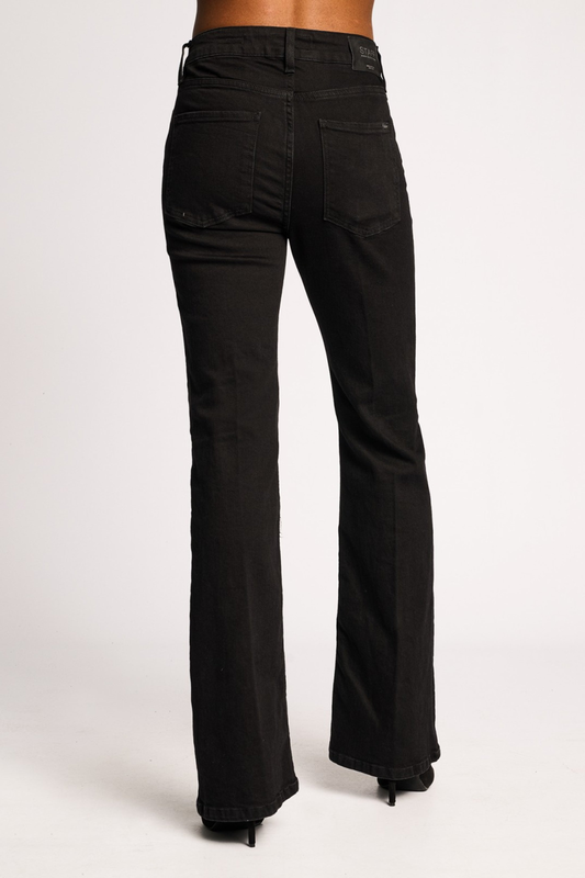 Beatrice black denim trousers image number null