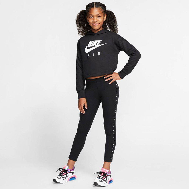 Girls Air crop hoodie image number null