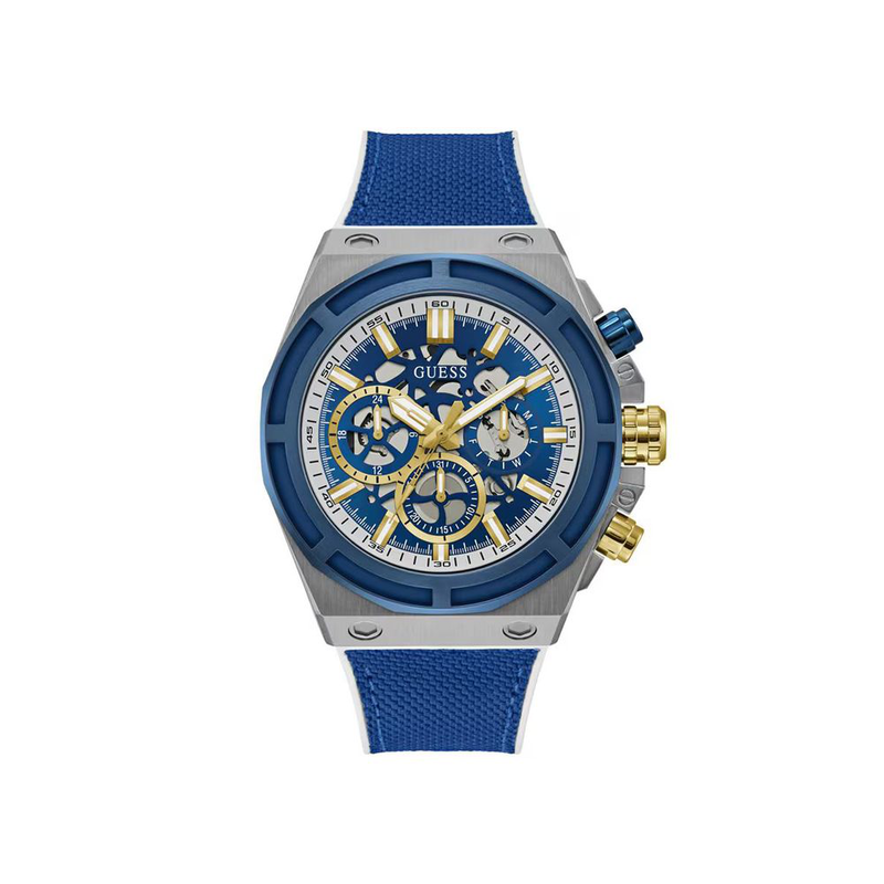 Blue synthetic dress watch-null