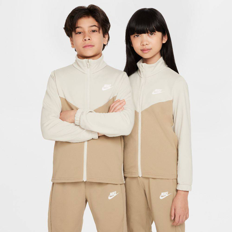 Kids poly full-zip tracksuit-null
