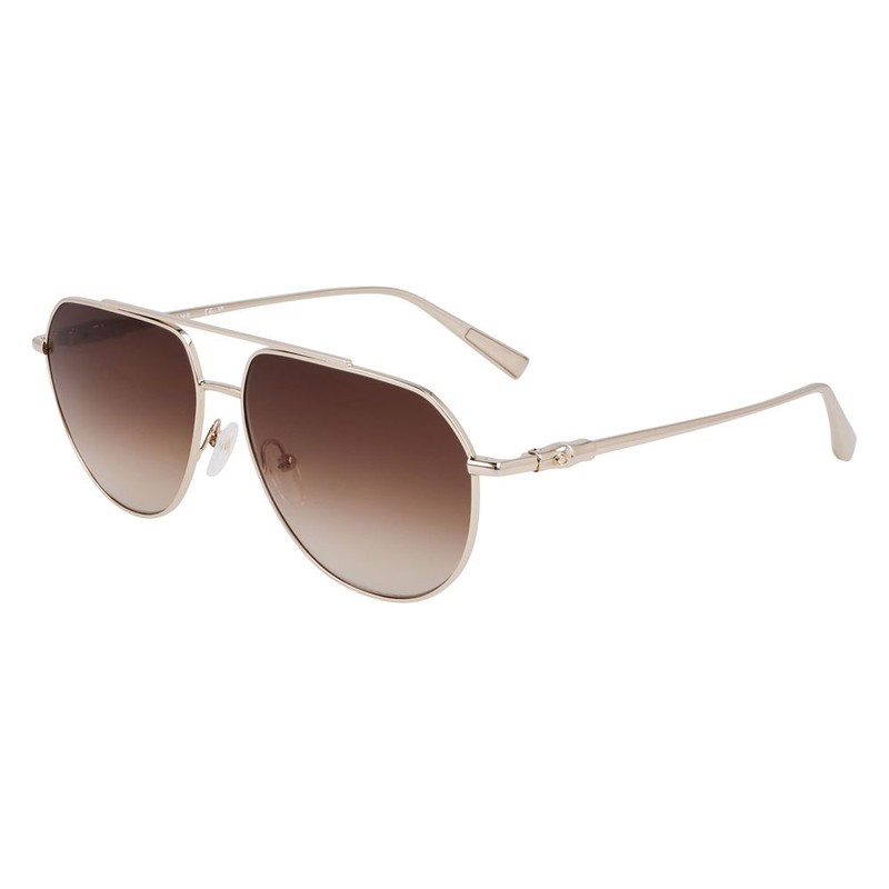 Gold metal sunglasses-null