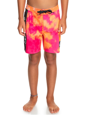 Quiksilver youth boys surfsilk acid wash 15" - boardshorts (
