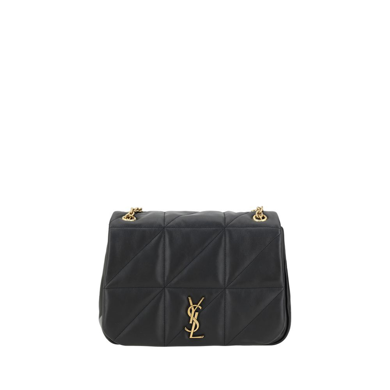 Black calf leather bos taurus shoulder bag-null