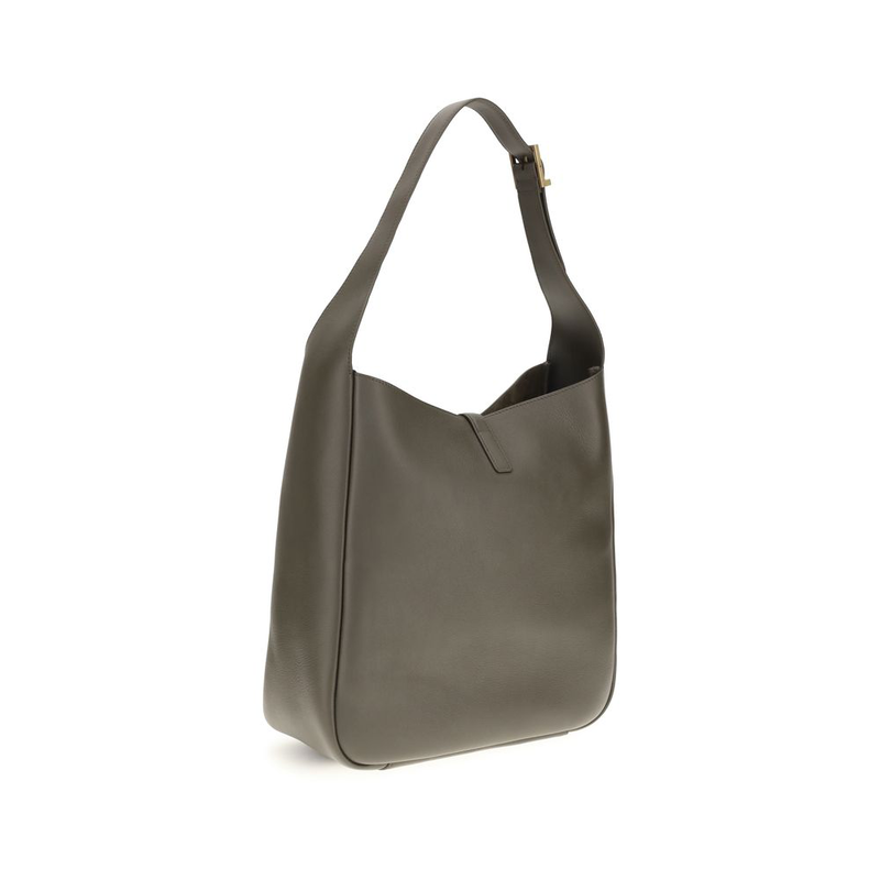 Bicolor calf leather bos taurus shoulder bag-null
