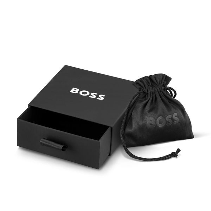 Boss dylan brown medium men's bracelet image number null