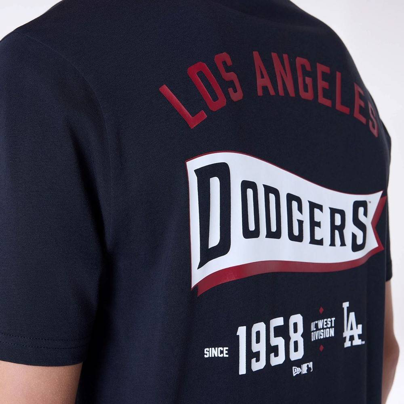 Product image: New era mlb pennant graphic tee los angeles dodgers-null