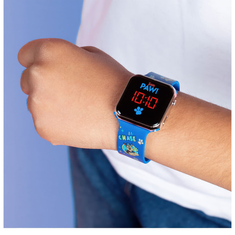 Product image: Paw patrol blue silicone strap digital led watch-null