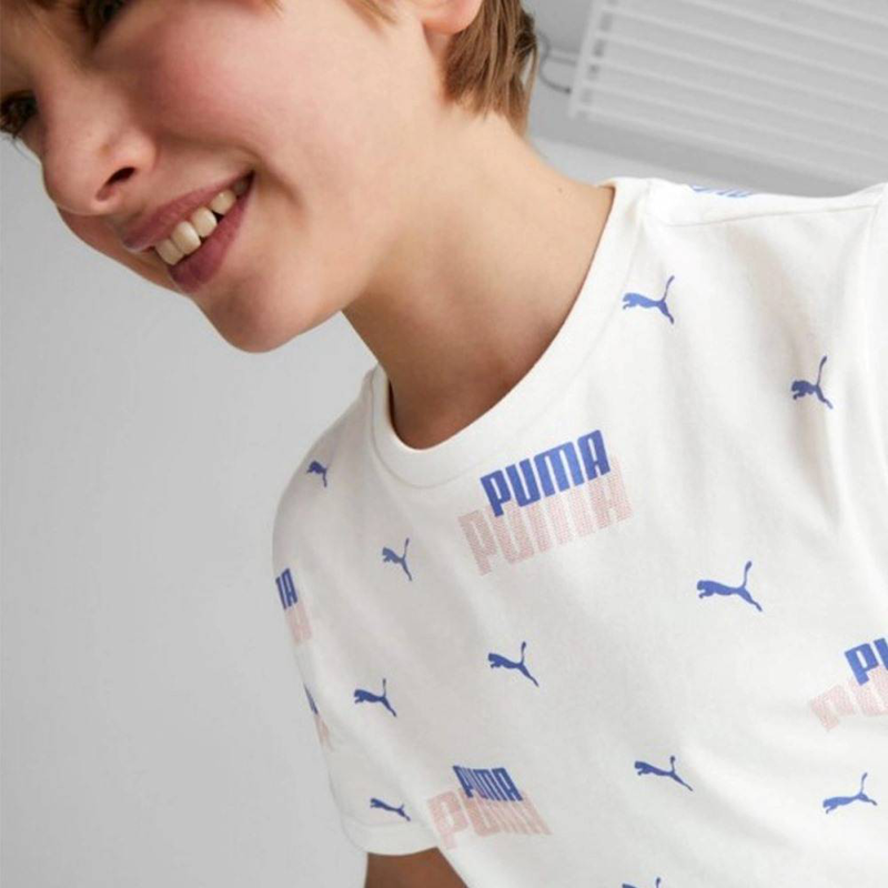 Ess+ logo power aop t-shirt boys image number null