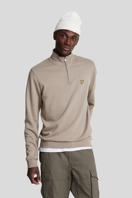 Knitted top zip - lyle & scott, Cove, medium