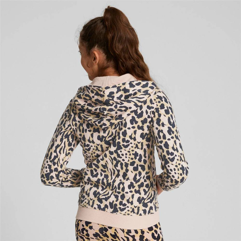 Alpha girls printed full-zip hoodie-null