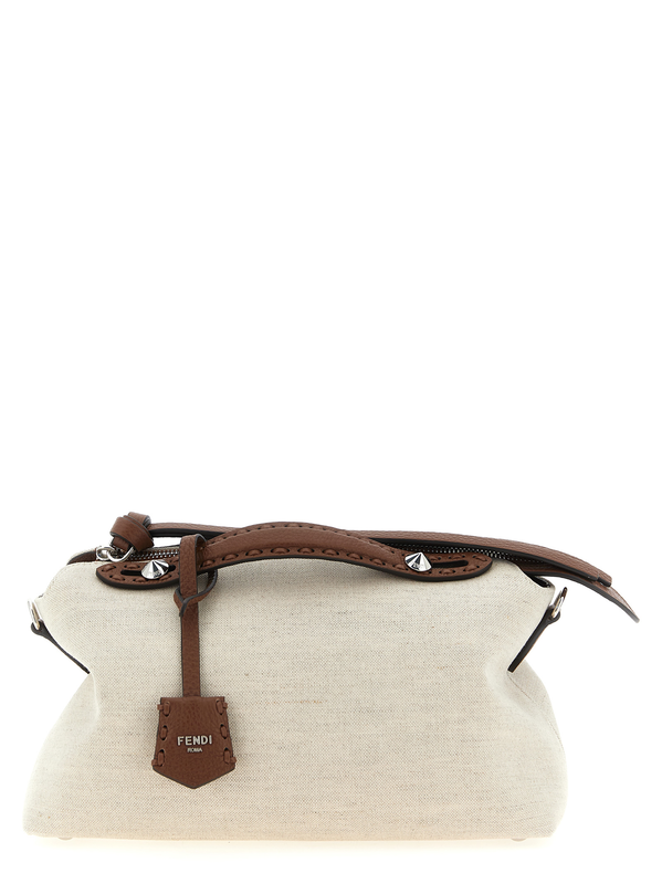 Beige polyethylene handbag-null