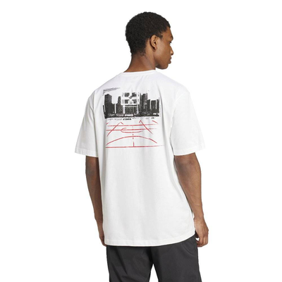 Men c photo t-shirt, White, medium