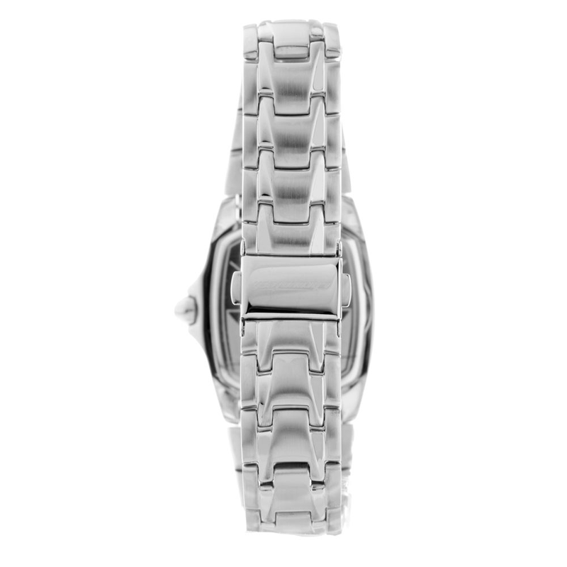 Silver stainless steel dress watch-null