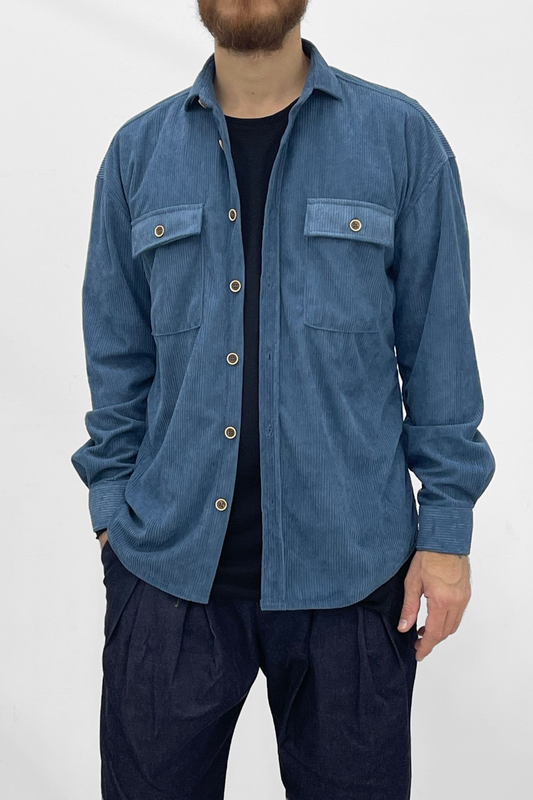 Stefan classic corduroy overshirt-null