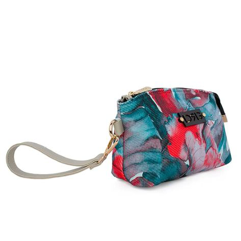 Women's handbag (floral wrist clutch bag) 26120-1305 de raggi menta-null