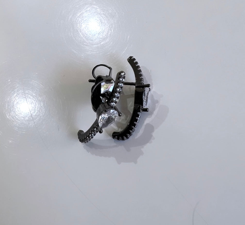 "dark halo" earrings-null
