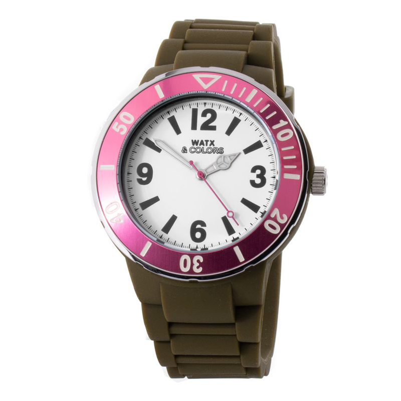 Bicolor synthetic sport watch-null