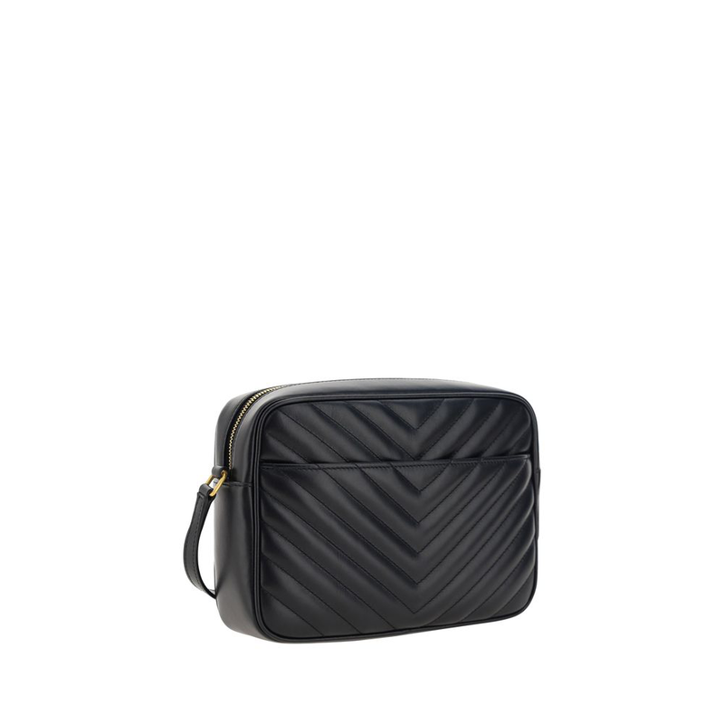 Black calf leather bos taurus shoulder bag-null