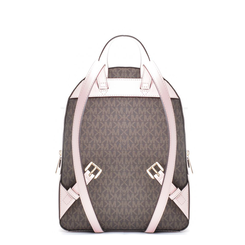Multicolor canvas backpack-null