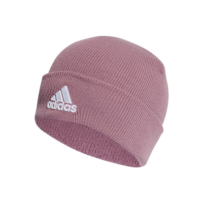 Adidas logo beanie cuf     wonorc/white
