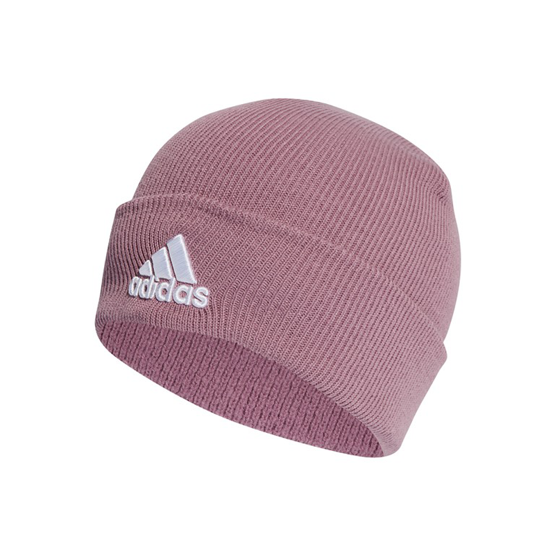 Adidas logo beanie cuf wonorc/white image number null