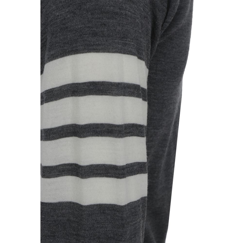 Gray wool oves aries cardigan-null