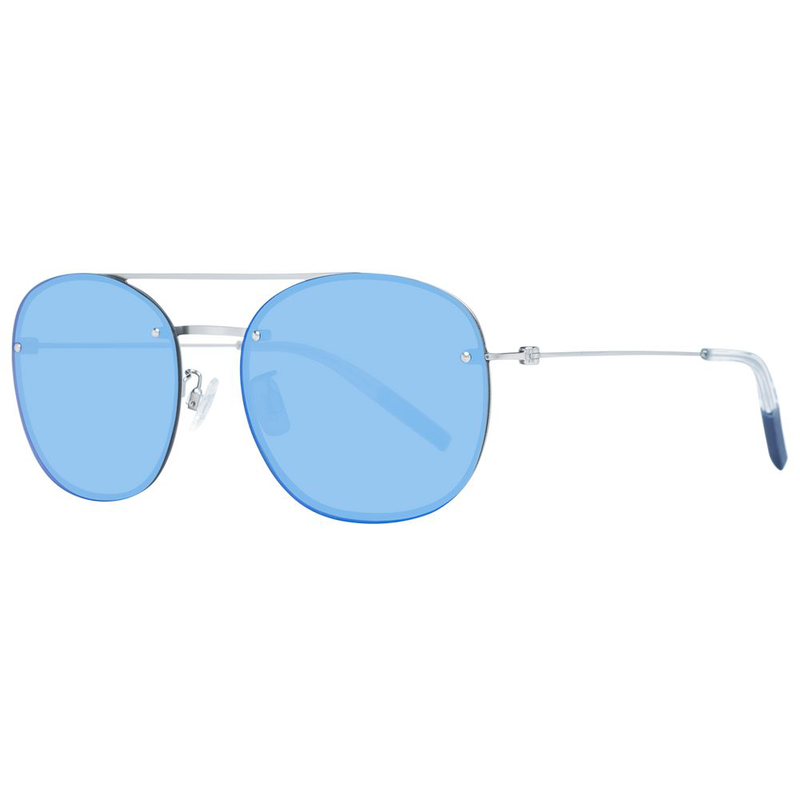 Blue metal & plastic sunglasses-null