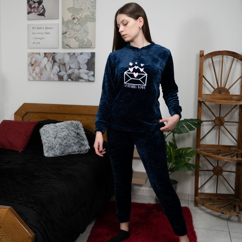 Womens thick velvet pajamas #2555 image number null