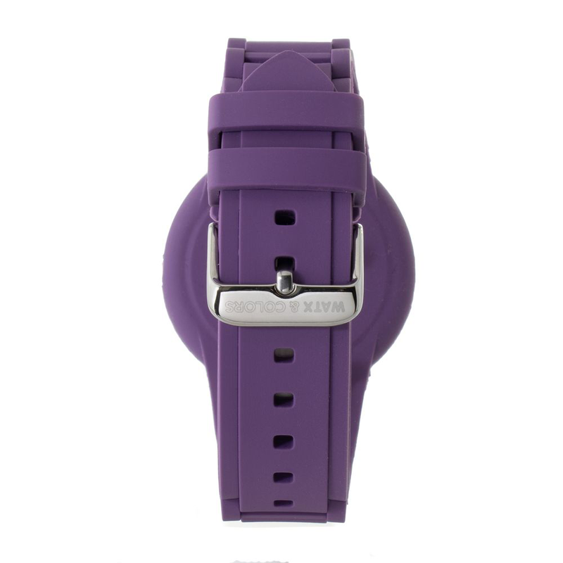 Purple synthetic sport watch-null