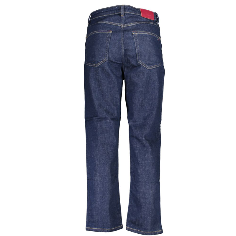 Blue cotton women jeans-null