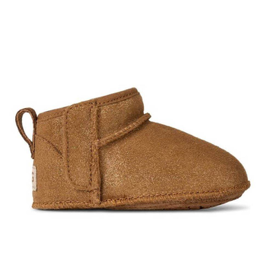 Ugg baby classic ultra mini dazzle bootie, Chestnut, medium