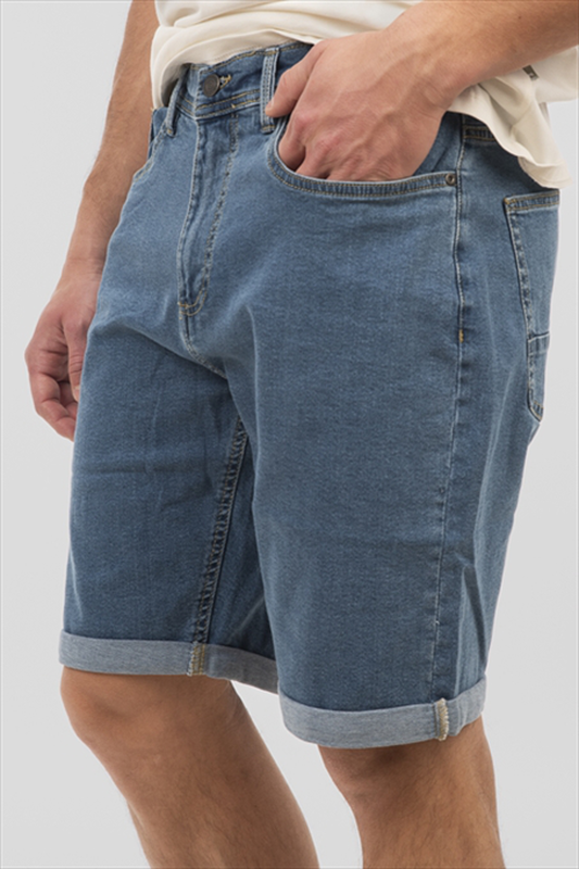 Product image: Denim ripped bermuda shorts-null