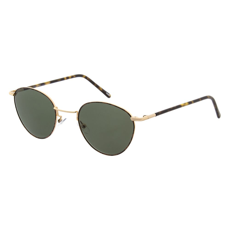 Gold metal sunglasses-null
