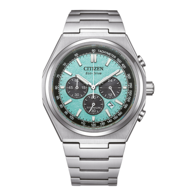 Citizen ca4610-85m chrono sport eco-drive titanium watch, Silver, medium