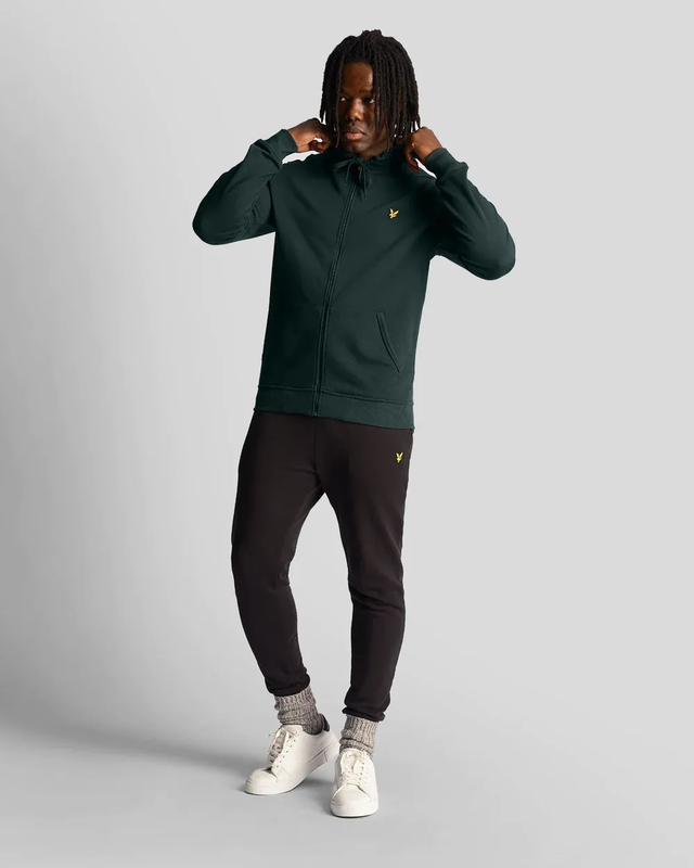 Product image: Zip through hoodie w486 dark green-null