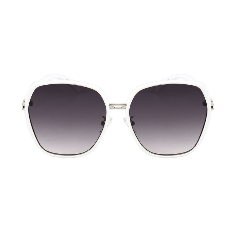 White metal sunglasses-null