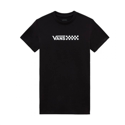 Vans girls chalkboard relaxed dress, Black, medium