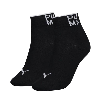 Women placed logo short 2-pairs socks