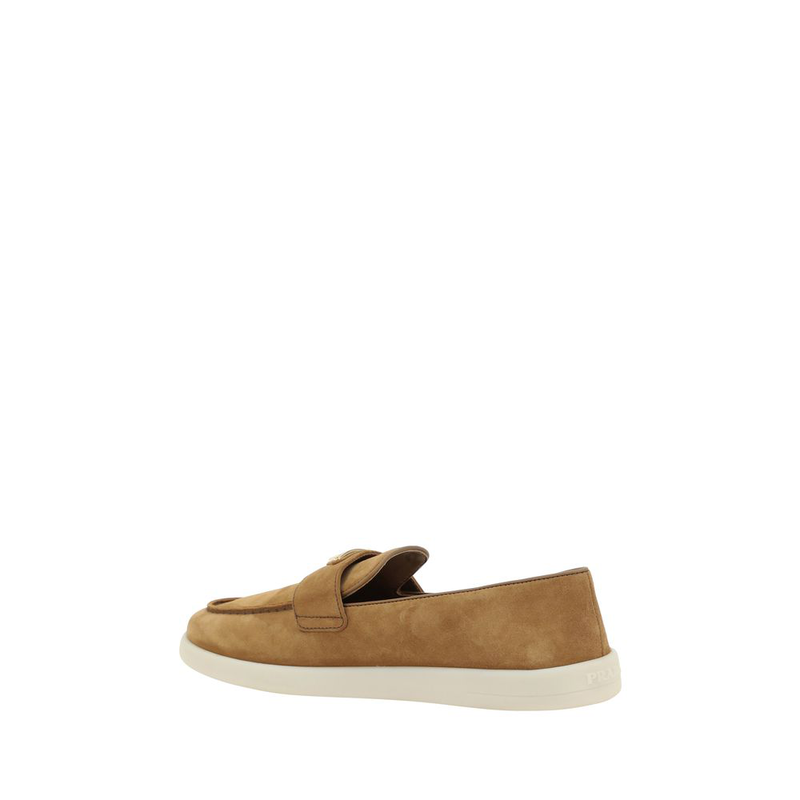 Brown calf leather bos taurus slip-on loafers-null