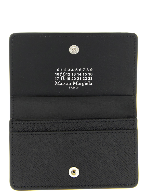 Black calfskin cardholder-null