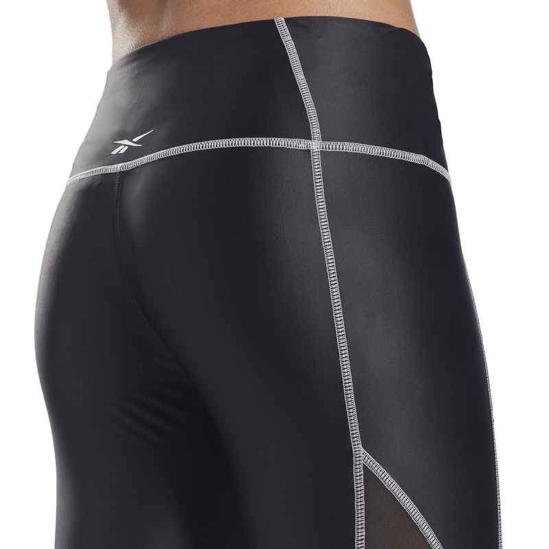 Reebok women studio shiny mesh tight (h51835)-null