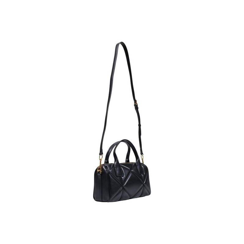 Black polyethylene handbag-null