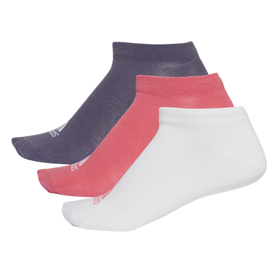 Adidas performance no-show thin socks 3 pairs multi cf7372, Multi, medium