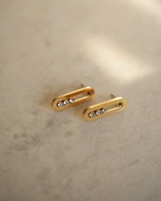 Kira gold earring tg-sa124, , medium