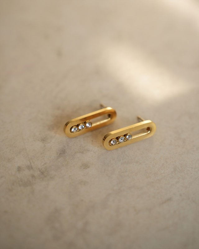 Kira gold earring tg-sa124, , medium-null
