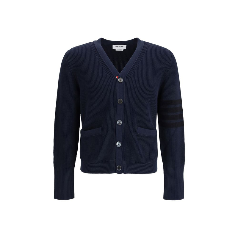 Blue cotton cardigan-null