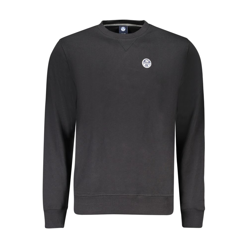 Black cotton mens sweatshirt-null